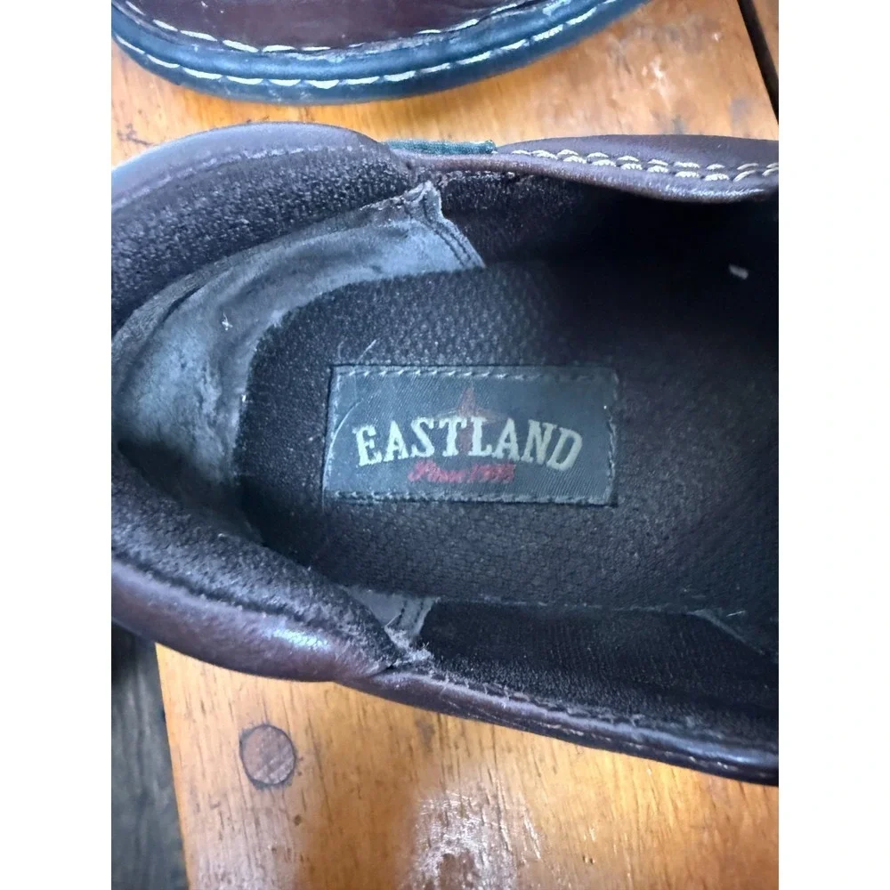 Eastland Leather Men's Slip-on Brown Cushioned Casual Shoes - 11 D